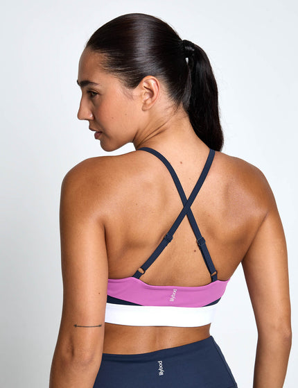 Lilybod No Limits Sports Bra - Navy/Purple Hazeimages2- The Sports Edit