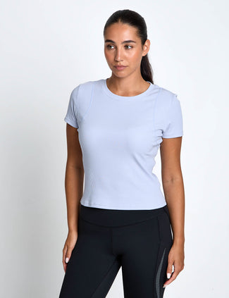 Ruby Air-Core Long Tee - Vapor Blue