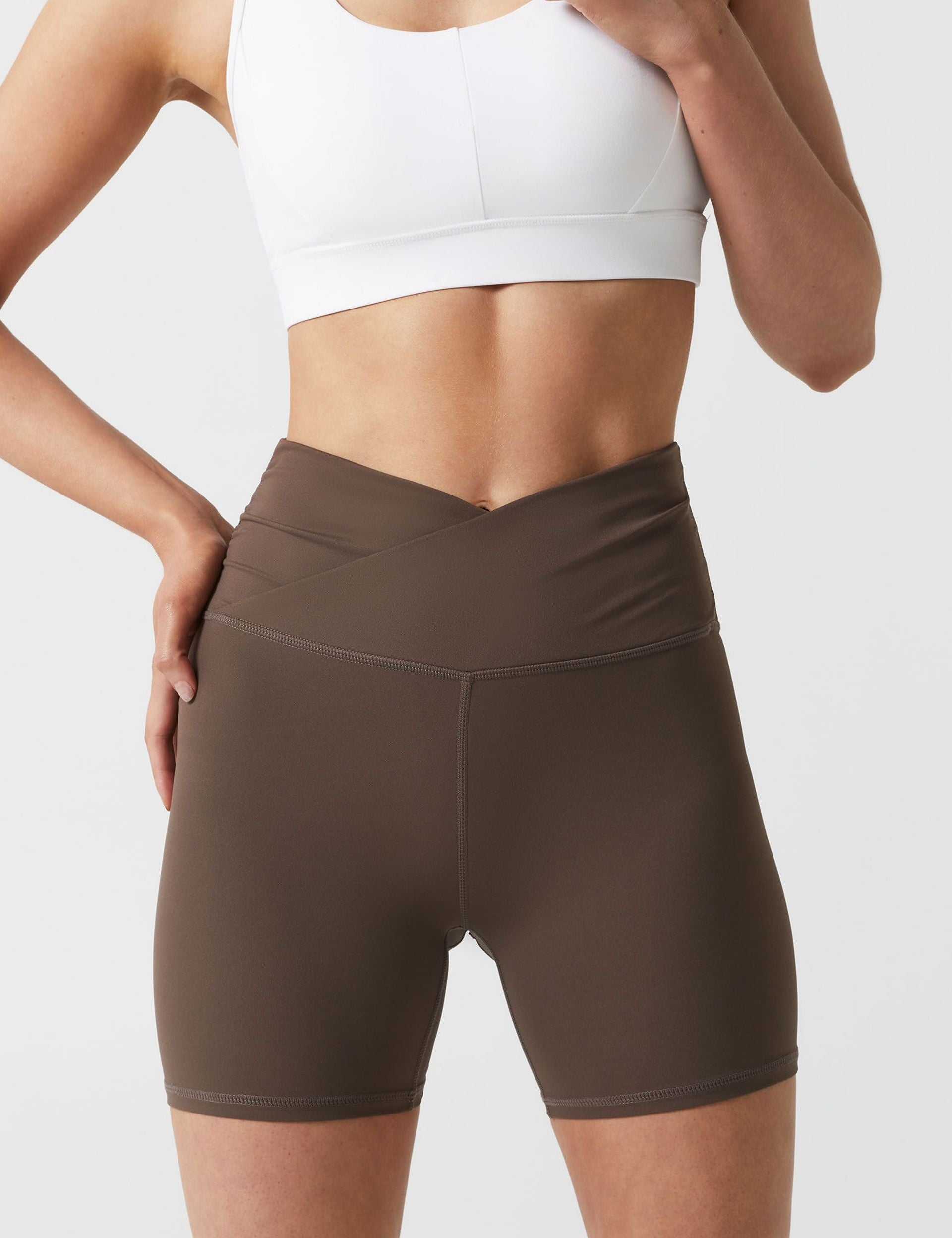 Addison Cloud Core Wrap Short Coffee