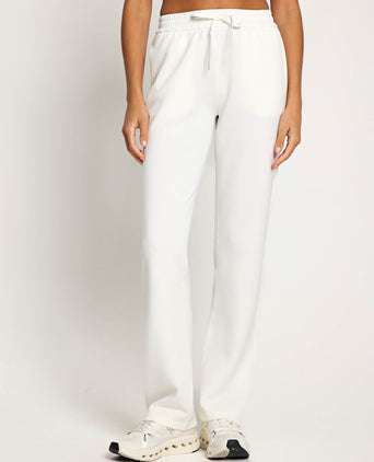 Aimie Relaxed Fit Jogger - Off White