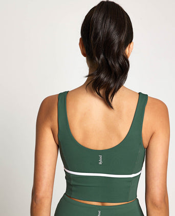 Ava Sports Bra - Deep Green