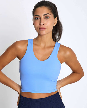 Harper Cloud-Core Sports Bra - Azure Blue