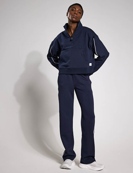 Lilybod Kirsten Wide Leg Pant - Navy Blue/White Pipingimages4- The Sports Edit