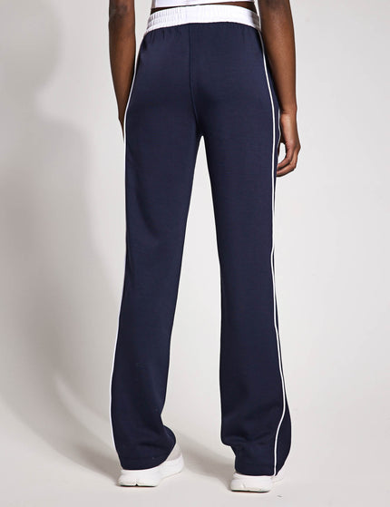Lilybod Kirsten Wide Leg Pant - Navy Blue/White Pipingimages2- The Sports Edit