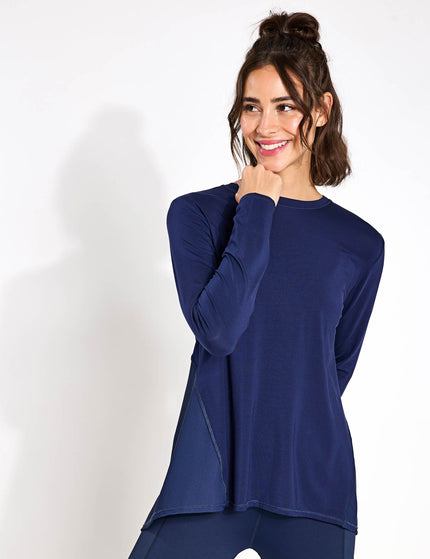 Lilybod Kendall Long Sleeve Top - Navyimages1- The Sports Edit