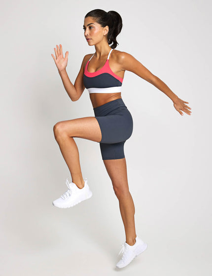Lilybod The Limitless Shorts Set - Charcoal/Coralimages2- The Sports Edit