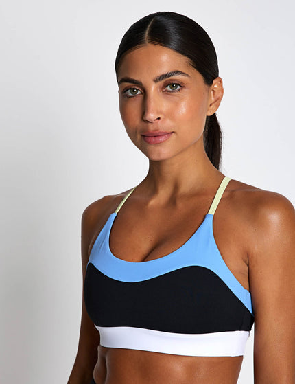 Lilybod Limitless Sports Bra - Black/Azure/Limeimages1- The Sports Edit