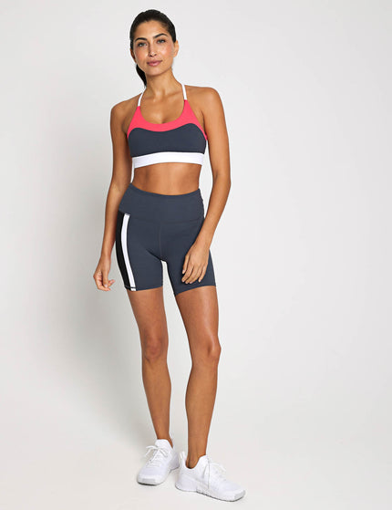 Lilybod The Limitless Shorts Set - Charcoal/Coralimages1- The Sports Edit