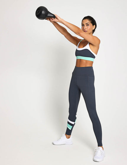 Lilybod Limitless Sports Bra - Charcoal/Tealimages5- The Sports Edit