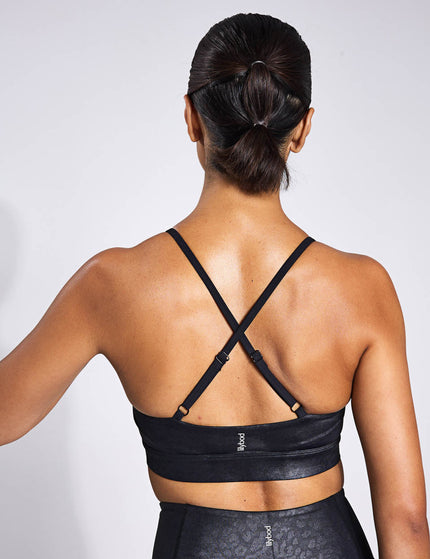 Lilybod Limit High-Shine Sports Bra - Animal Blackimages2- The Sports Edit