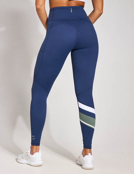 Lilybod Limitless Legging - Navy-Green-Whiteimages2- The Sports Edit