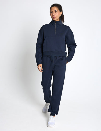 Lilybod Millie Slim Fleece Track Pant - Navy Blueimages5- The Sports Edit