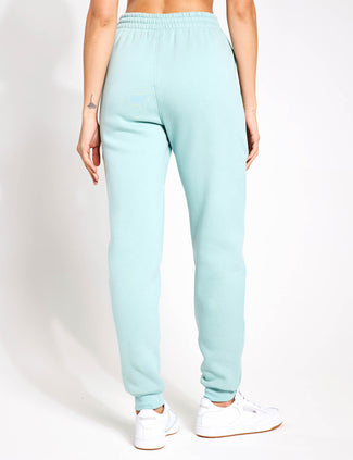 Millie Slim Fleece Track Pant - Sage Green