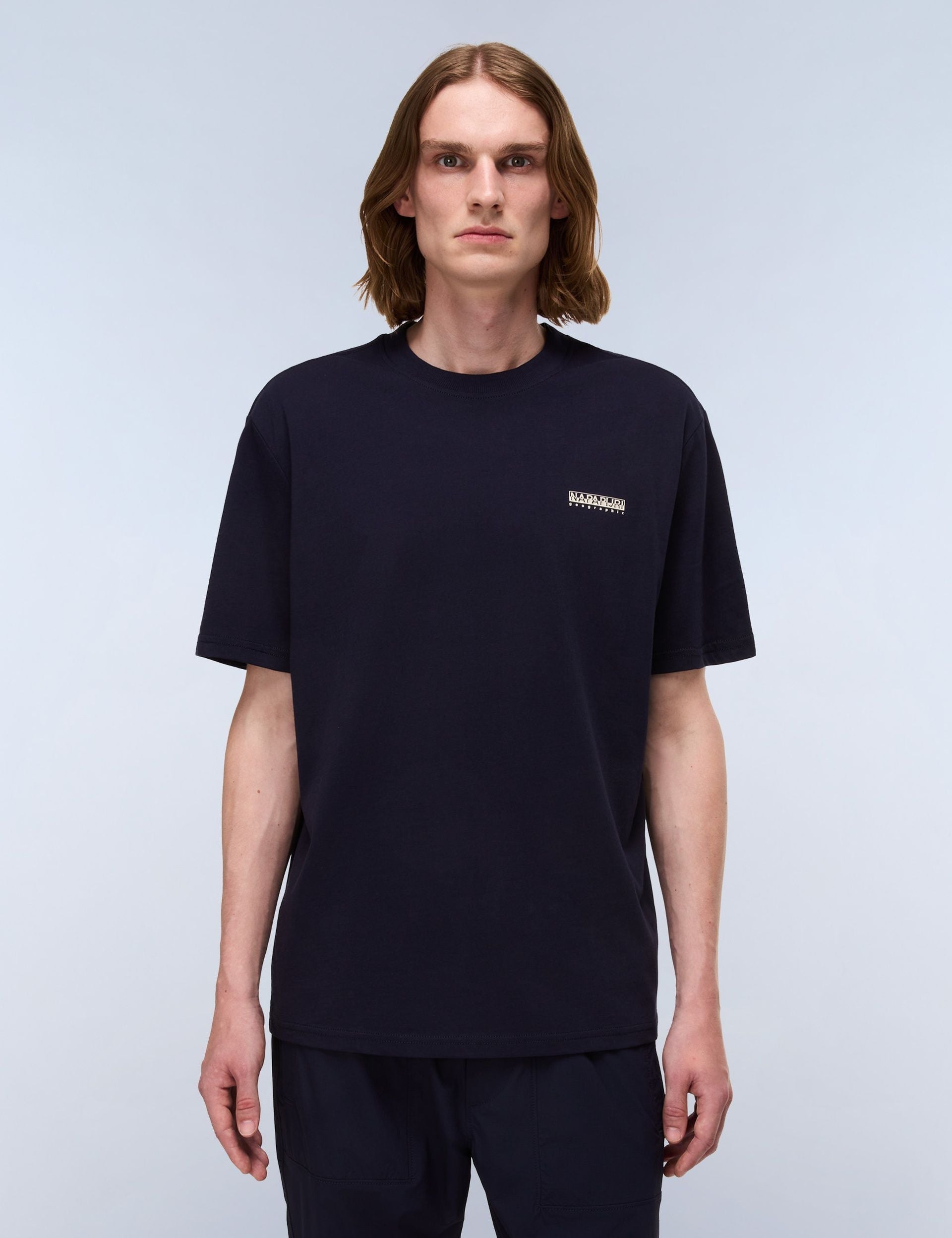 Small Box Short Sleeve T Shirt Marine