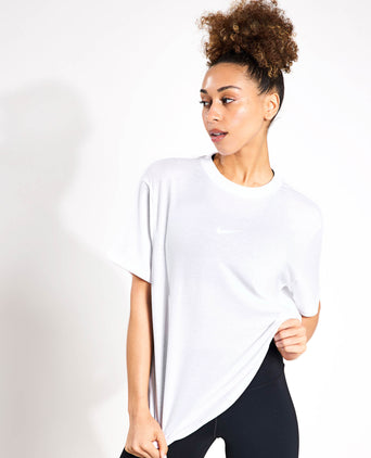 One Relaxed Dri-FIT Short-Sleeve Top - White/Black
