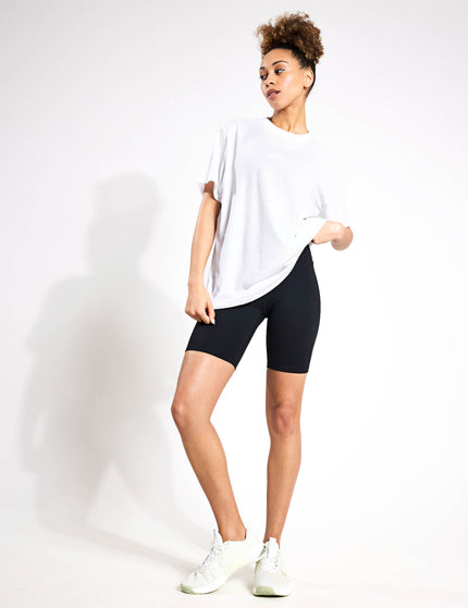 Nike One Relaxed Dri-FIT Short-Sleeve Top - White/Blackimages3- The Sports Edit