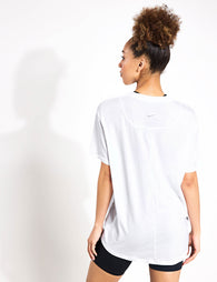 Nike | One Relaxed Dri-FIT Short-Sleeve Top - White | The