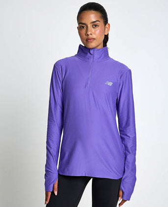 Sport Essentials Space Dye 1/4 Zip - Electric Purple