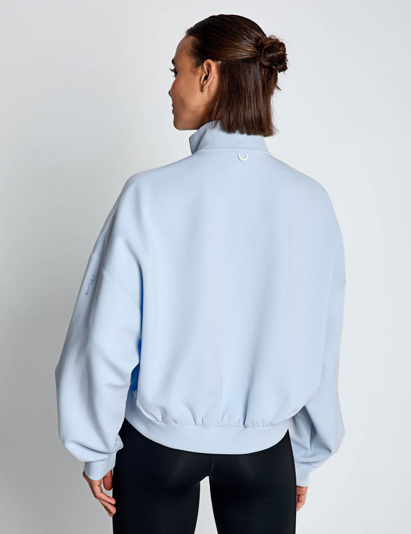 Nike | 24.7 ImpossiblySoft Dri-FIT 1/2-Zip Top -Blue | The Sports Edit