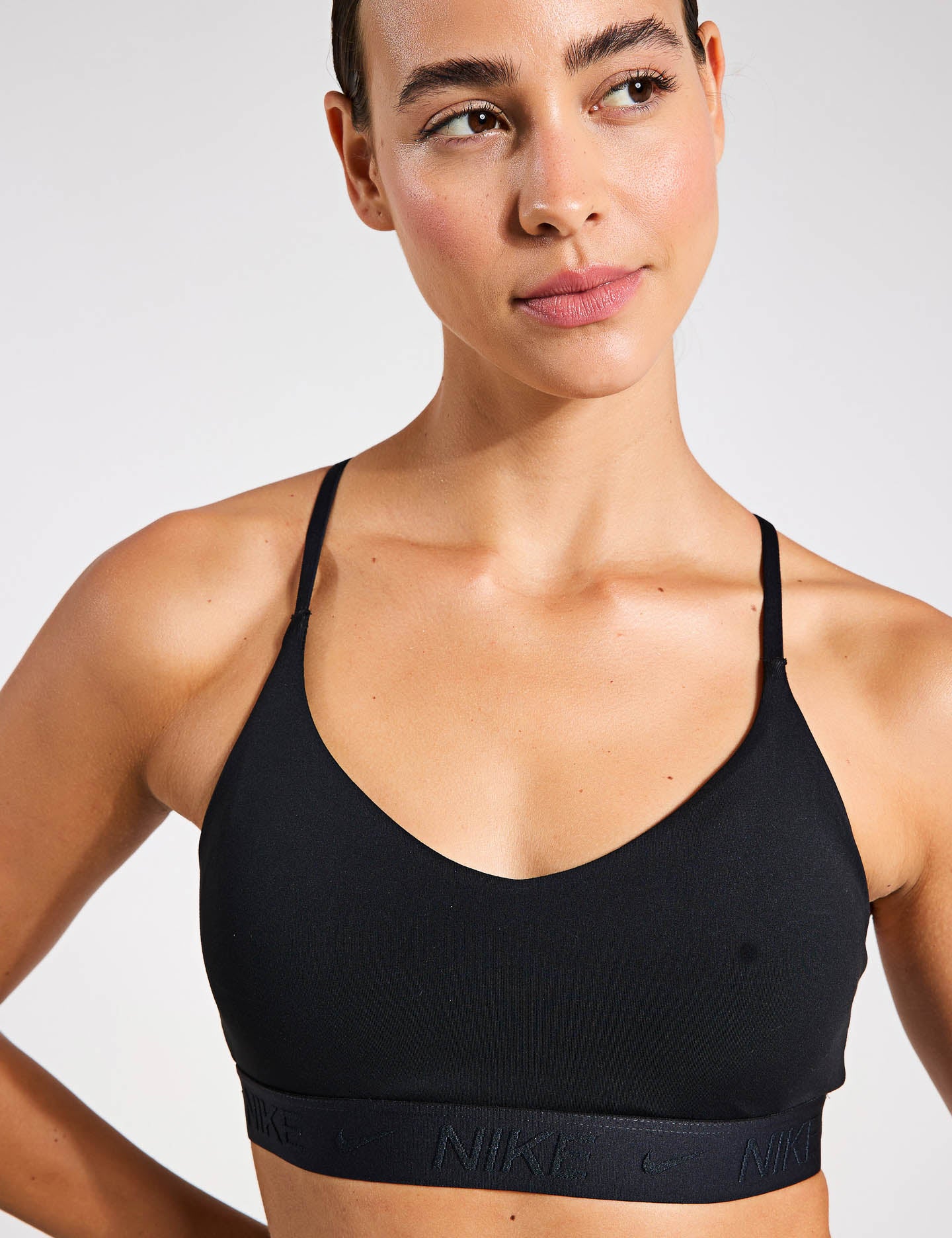 Nike Indy Light Support Sports Bra Black The Sports Edit