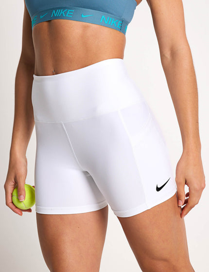 Nike NikeCourt Dri-FIT Tennis Shorts with Pockets - White/Blackimages1- The Sports Edit