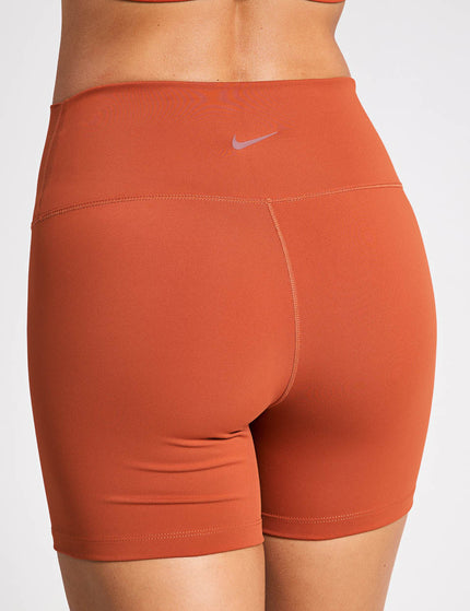 Nike One High Waisted 5" Biker Shorts - Burnt Sunrise/Blackimages2- The Sports Edit