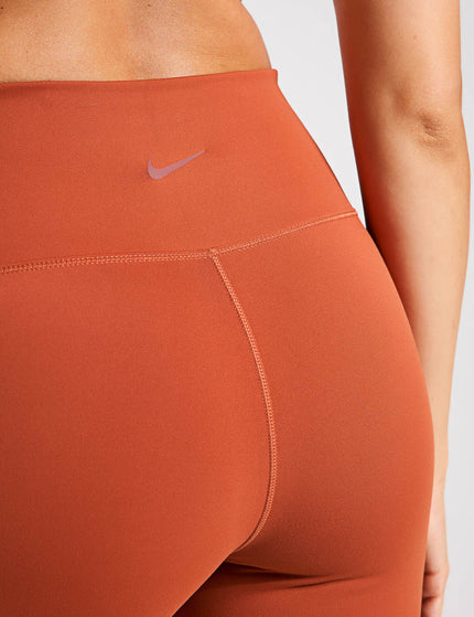 Nike One High Waisted 5" Biker Shorts - Burnt Sunrise/Blackimages3- The Sports Edit