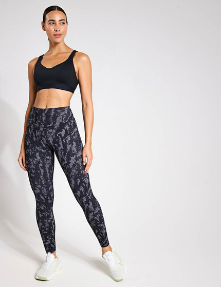 Nike One High Waisted 7/8 Printed Leggings - Blackimages4- The Sports Edit