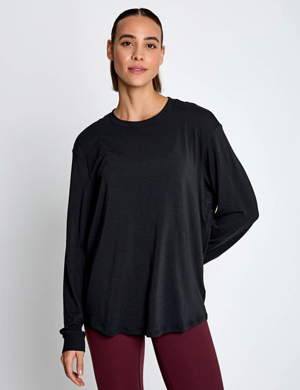 Nike One Relaxed Dri-FIT Long-Sleeve Top - Blackimages1- The Sports Edit