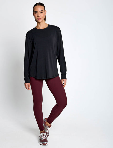Nike One Relaxed Dri-FIT Long-Sleeve Top - Blackimages4- The Sports Edit