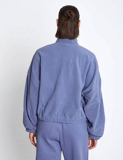 Nike One Therma-FIT Polar Half-Zip Top - World Indigo/Whiteimages2- The Sports Edit