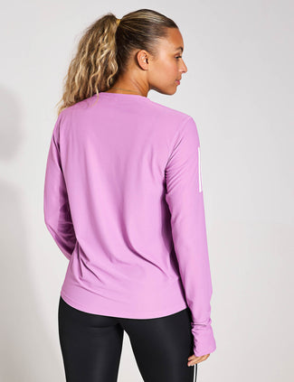 Own The Run Long Sleeve Top - Preloved Purple