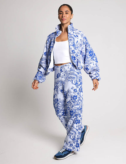 Nike Sportswear Collection Jacquard Track Pants - White/Hyper Royalimages6- The Sports Edit