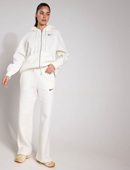 Nike Sportswear Phoenix Fleece Tracksuit Bottoms - Sail/Blackimages4- The Sports Edit