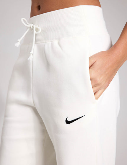 Nike Sportswear Phoenix Fleece Tracksuit Bottoms - Sail/Blackimages3- The Sports Edit