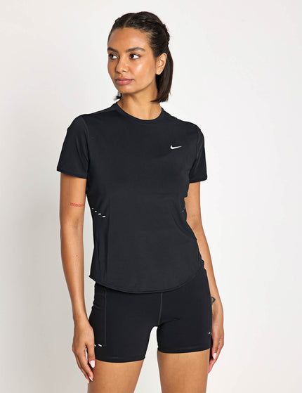 Nike Swift Dri-FIT Short-Sleeve Running Top - Black/Reflective Silverimages1- The Sports Edit