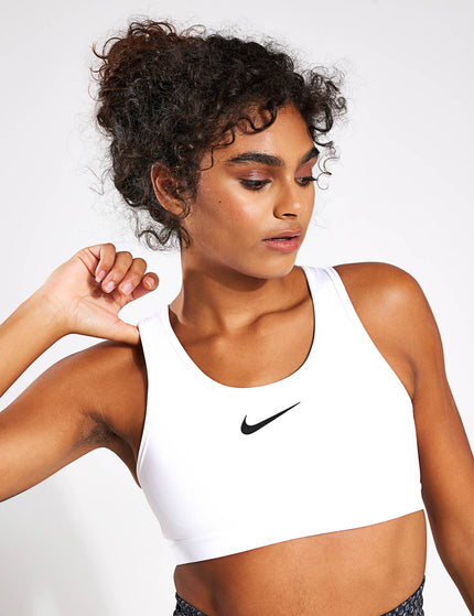 Nike Swoosh High Support Bra - White/Blackimages1- The Sports Edit
