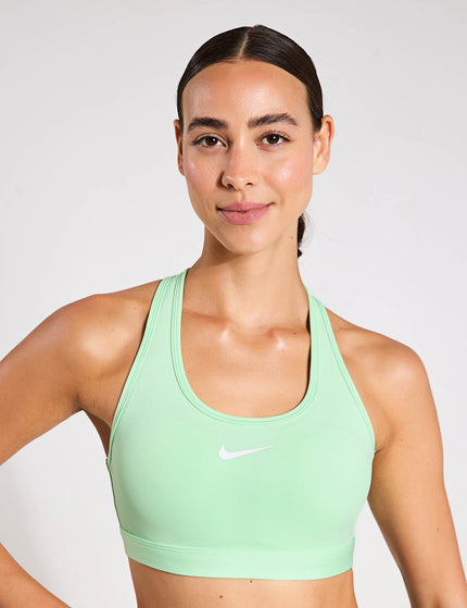 Nike Swoosh Medium Support Bra - Vapor Green/Whiteimages1- The Sports Edit