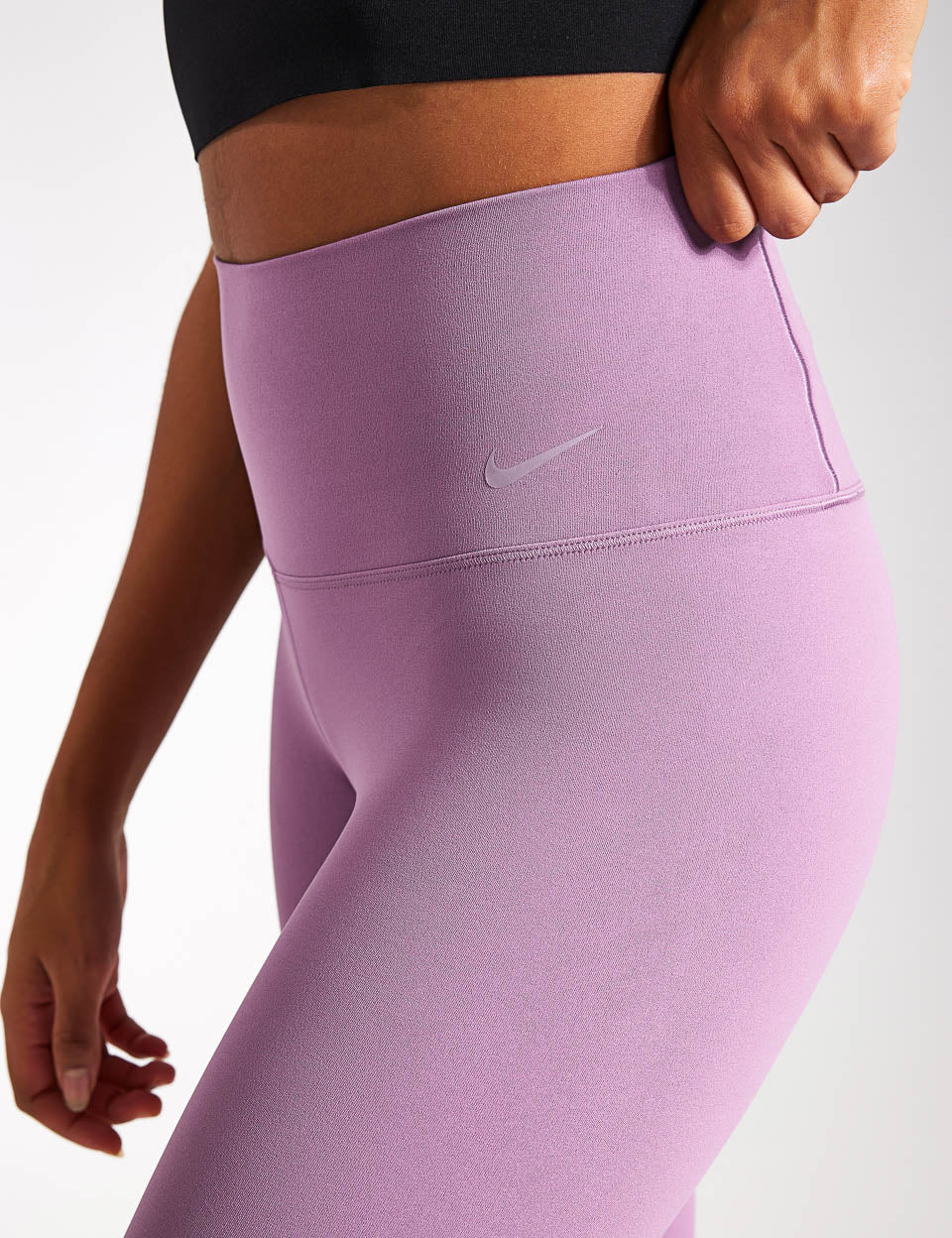 Nike, Zenvy High Waisted 7/8 Leggings - Violet Dust