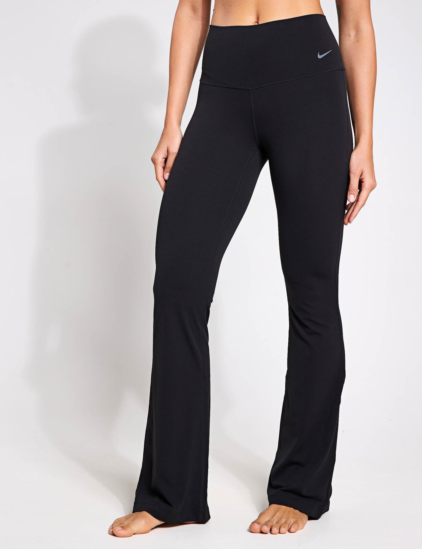 Zenvy High Waisted Flared Leggings Black