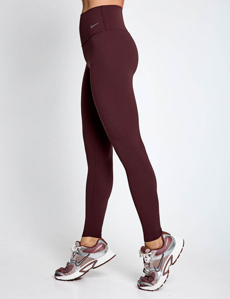 (取寄) ナイキ レディース ドライ-フィット ワン ハイウエスト 7/8 レギングス Nike women Dri-fit One High-waisted 7/8 Leggings Burgundy Crush/Burgundy Ash Nike-Zenvy-High-Waisted-