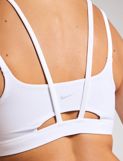 Nike Zenvy Strappy Sports Bra - Whiteimages3- The Sports Edit