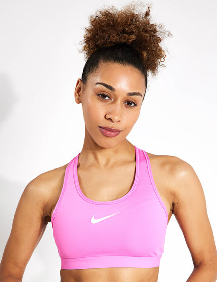 Nike Swoosh High Support Bra - Playful Pink/Whiteimages1- The Sports Edit