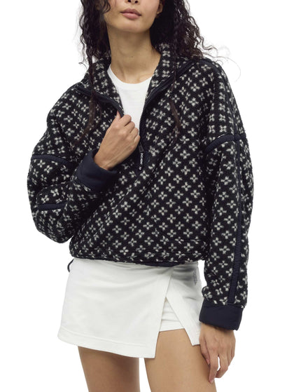 FP Movement Printed Mountain High 1/2 Zip Fleece - Blackimages1- The Sports Edit
