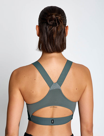 ON Running Performance Flex Bra - Spirulina/Oliveimages2- The Sports Edit