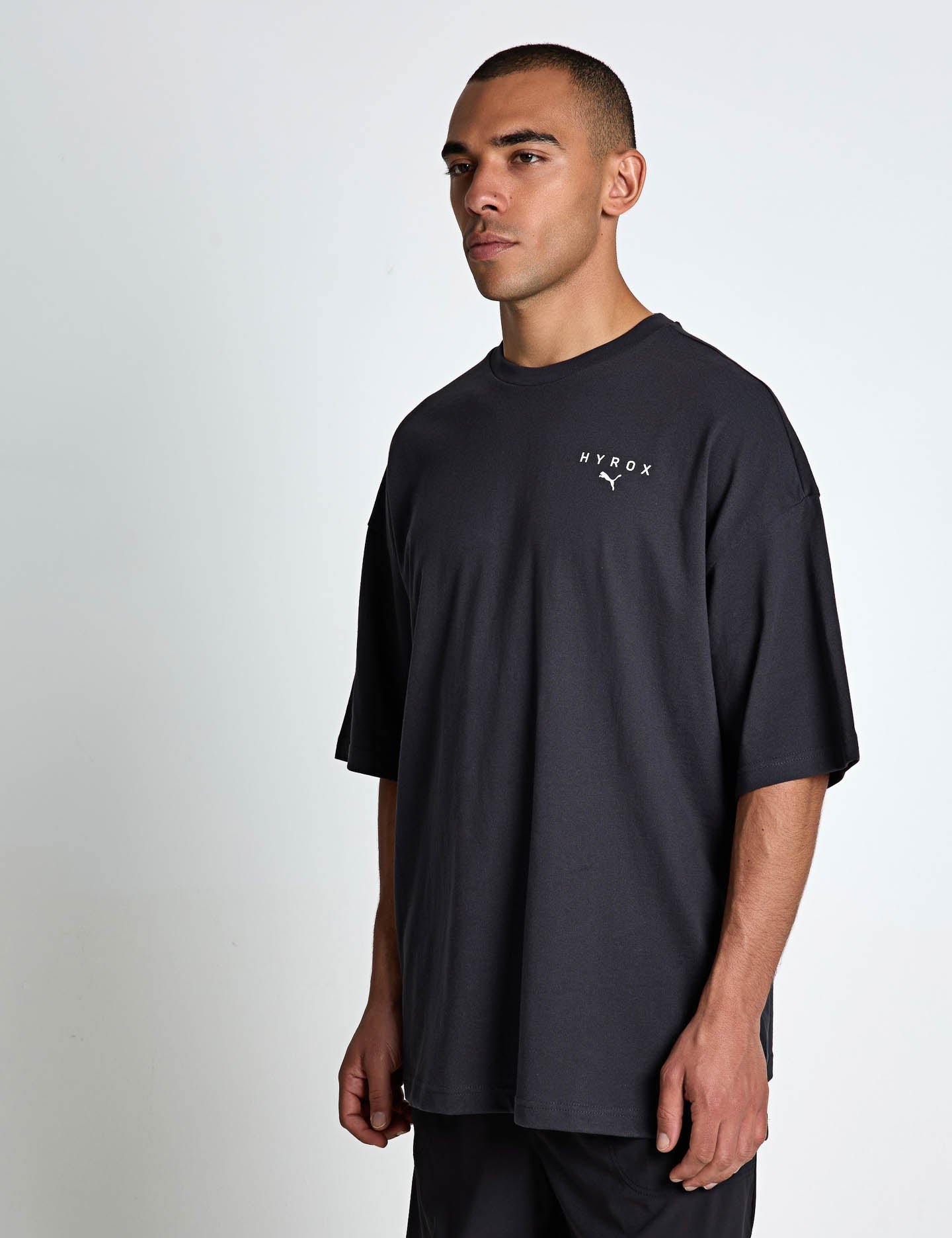 X Hyrox World Tee Flat Dark Gray