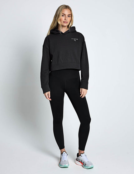 PUMA Puma x Hyrox World Cropped Hoodie - Flat Dark Greyimages6- The Sports Edit