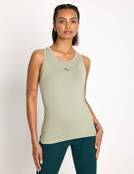 PUMA Cloudspun Racerback Tank - Lux Armyimages1- The Sports Edit