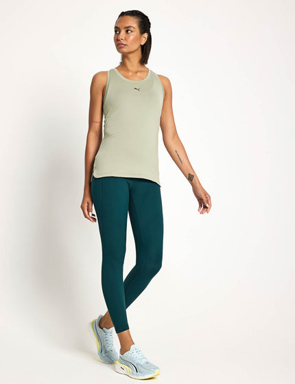 PUMA Cloudspun Racerback Tank - Lux Armyimages4- The Sports Edit