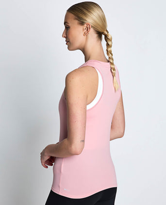 TAD Essentials Sleeveless Tank - Rosy Outlook